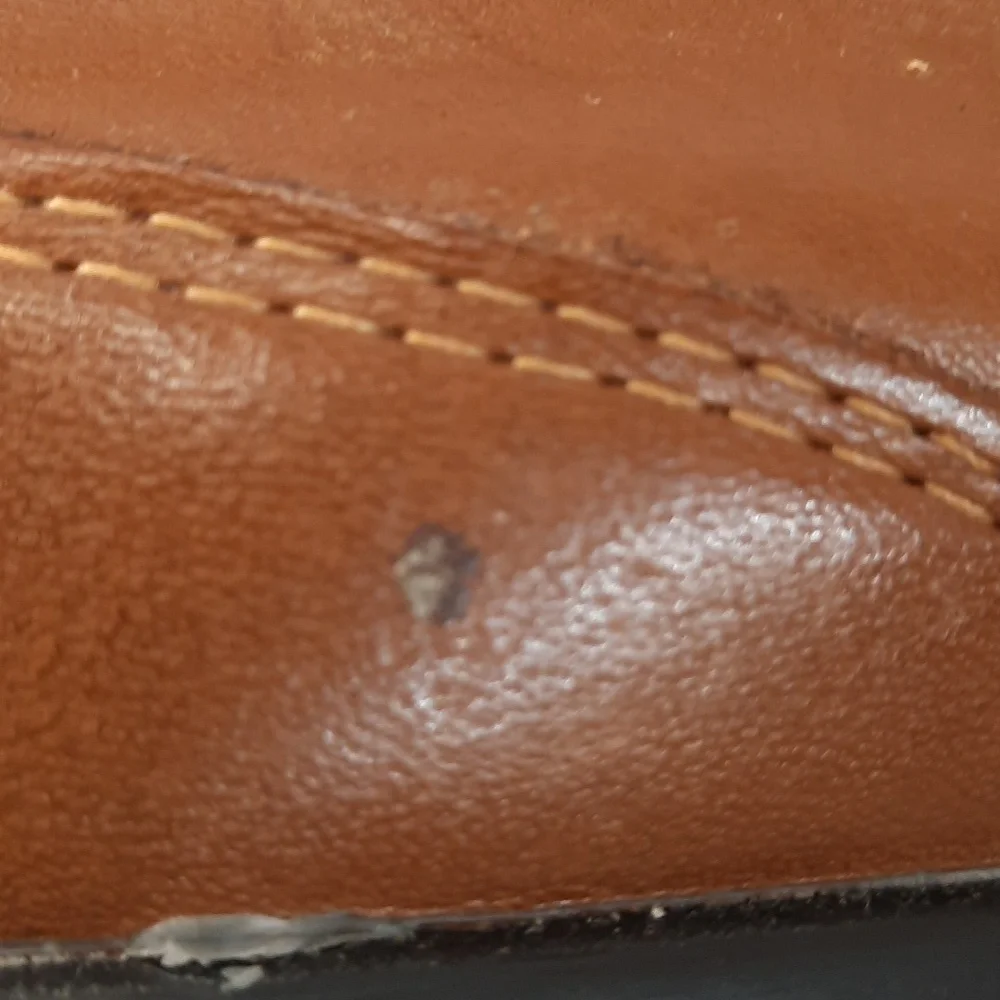 Thom McAn Tan Buckle Loafers Size 10 W - Picture 8 of 9